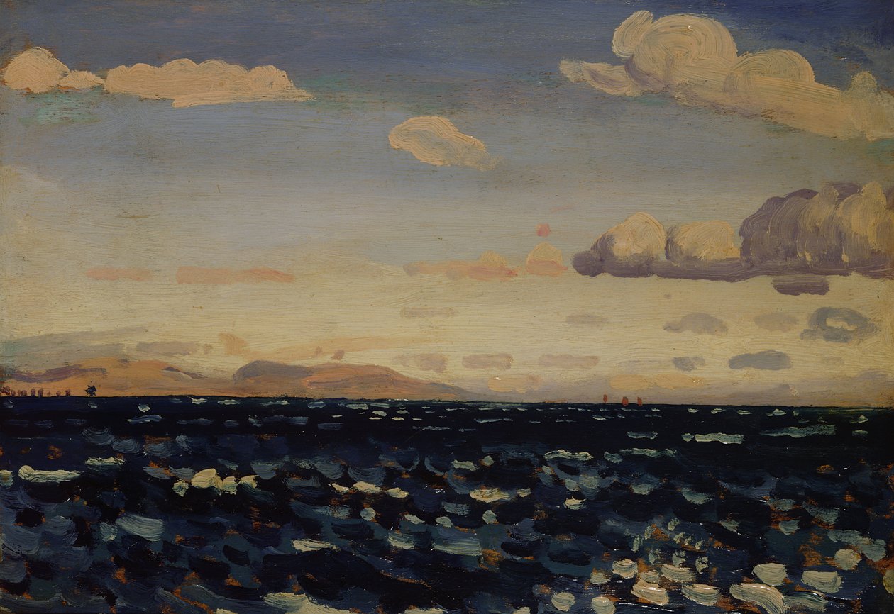 Mediterrâneo azul de James Dickson Innes