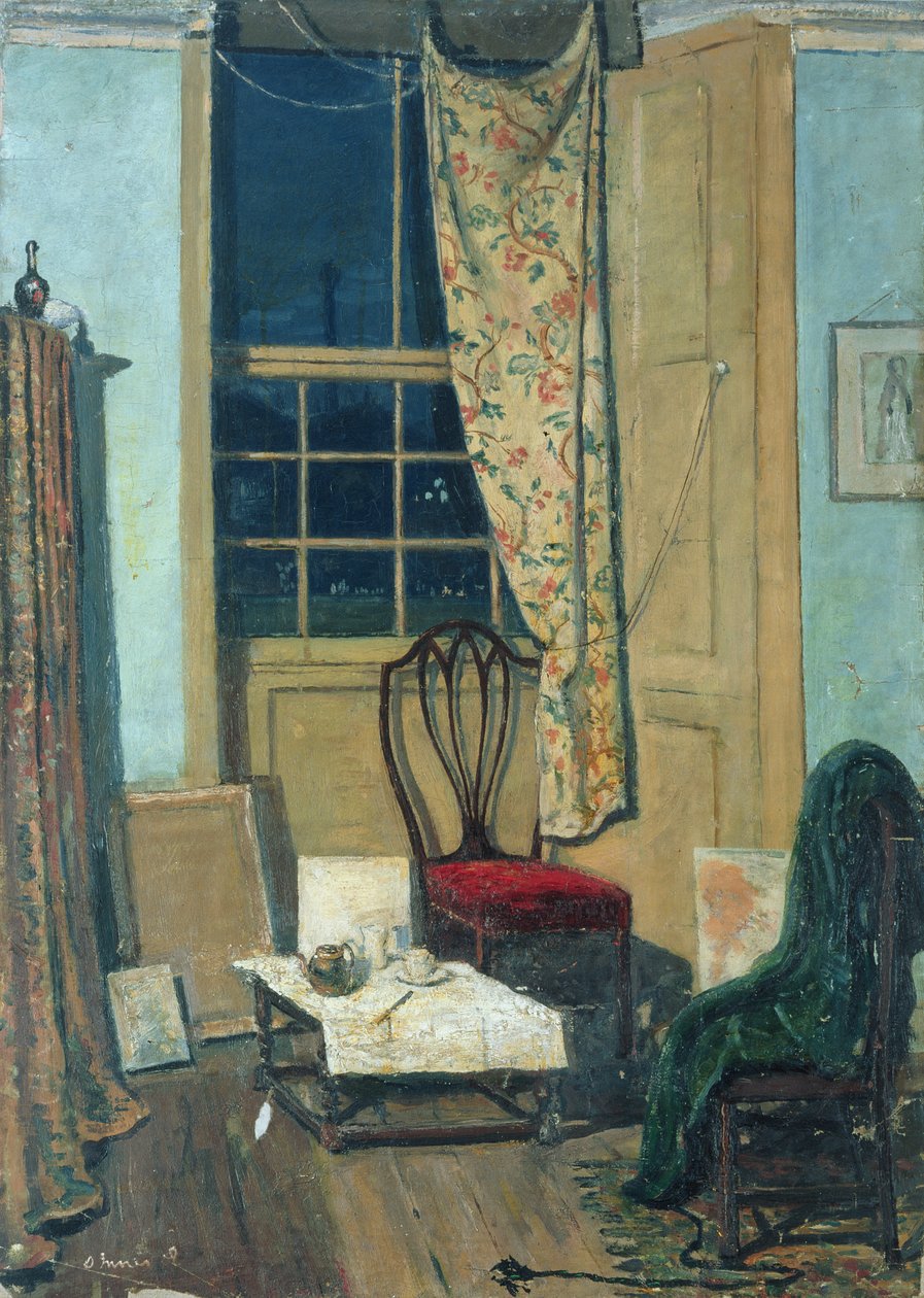 O canto de um quarto, 1908 de James Dickson Innes