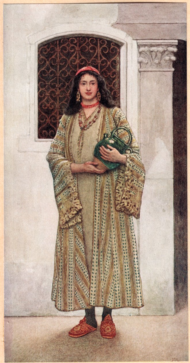 Jessica, ilustração de &39;O Mercador de Veneza&39;, c.1910 de James Dromgole Linton