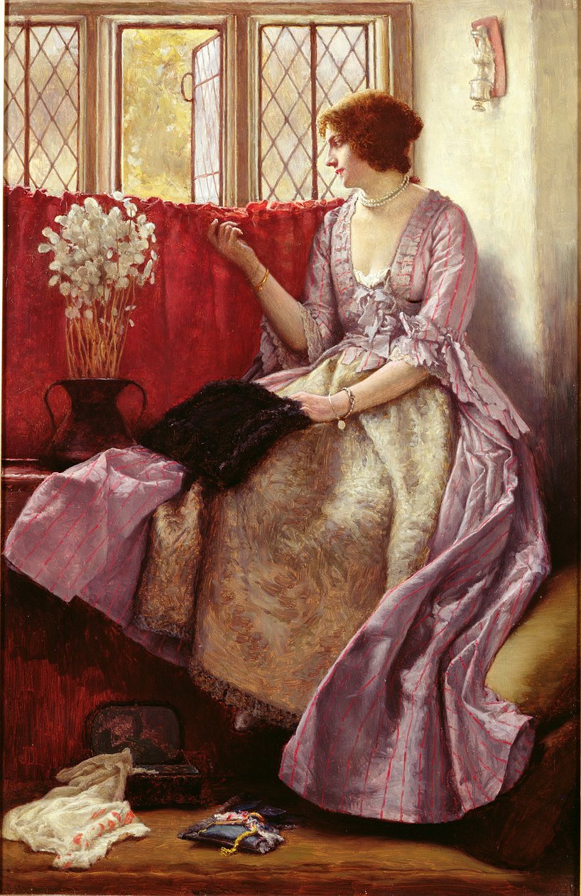 Esperando (painel) de James Dromgole Linton