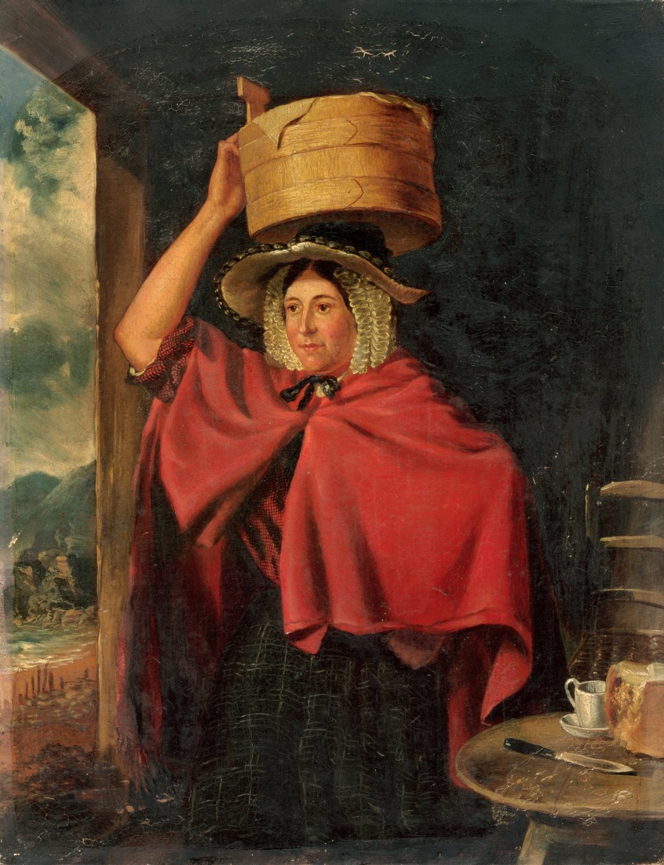 Welsh Cocklewoman, 1888 de James Flewitt Mullock