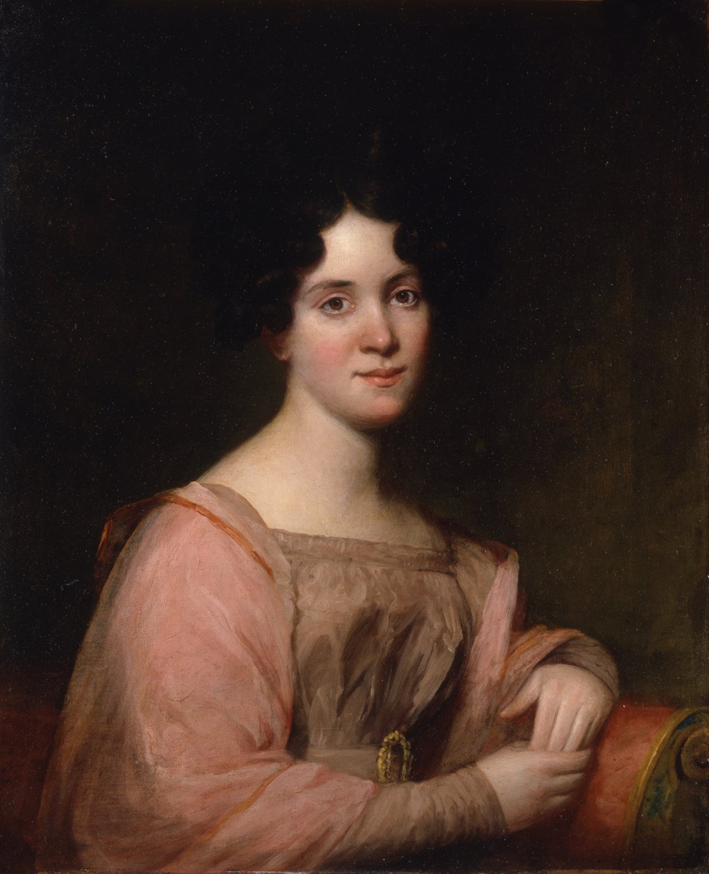 Catherine Reed, 1831 (óleo no painel de madeira) de James Frothingham