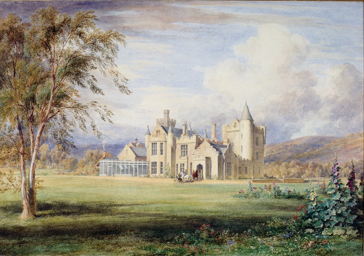 Castelo Balmoral, c.1840 de James Giles