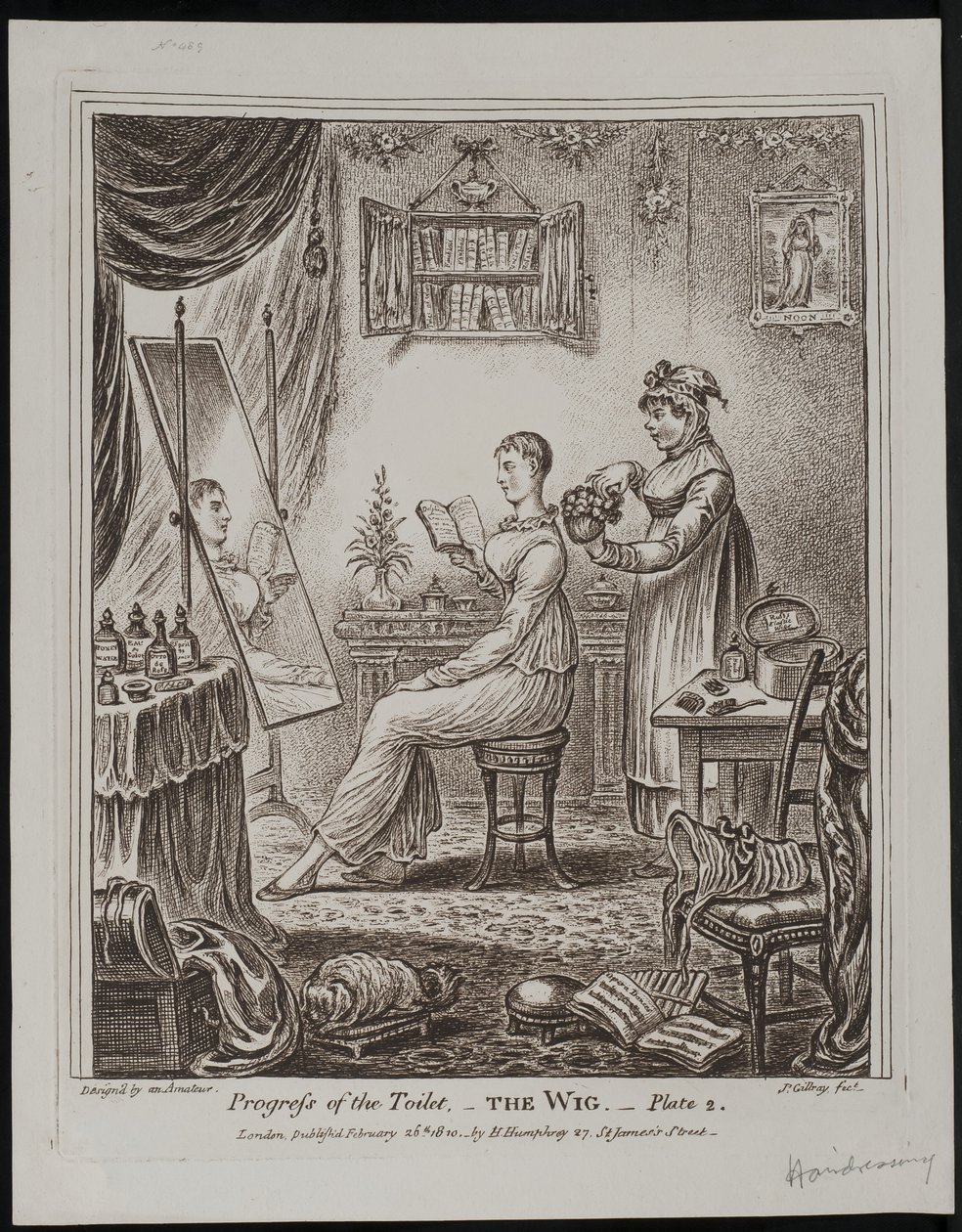Progresso do toalete - a peruca de James Gillray