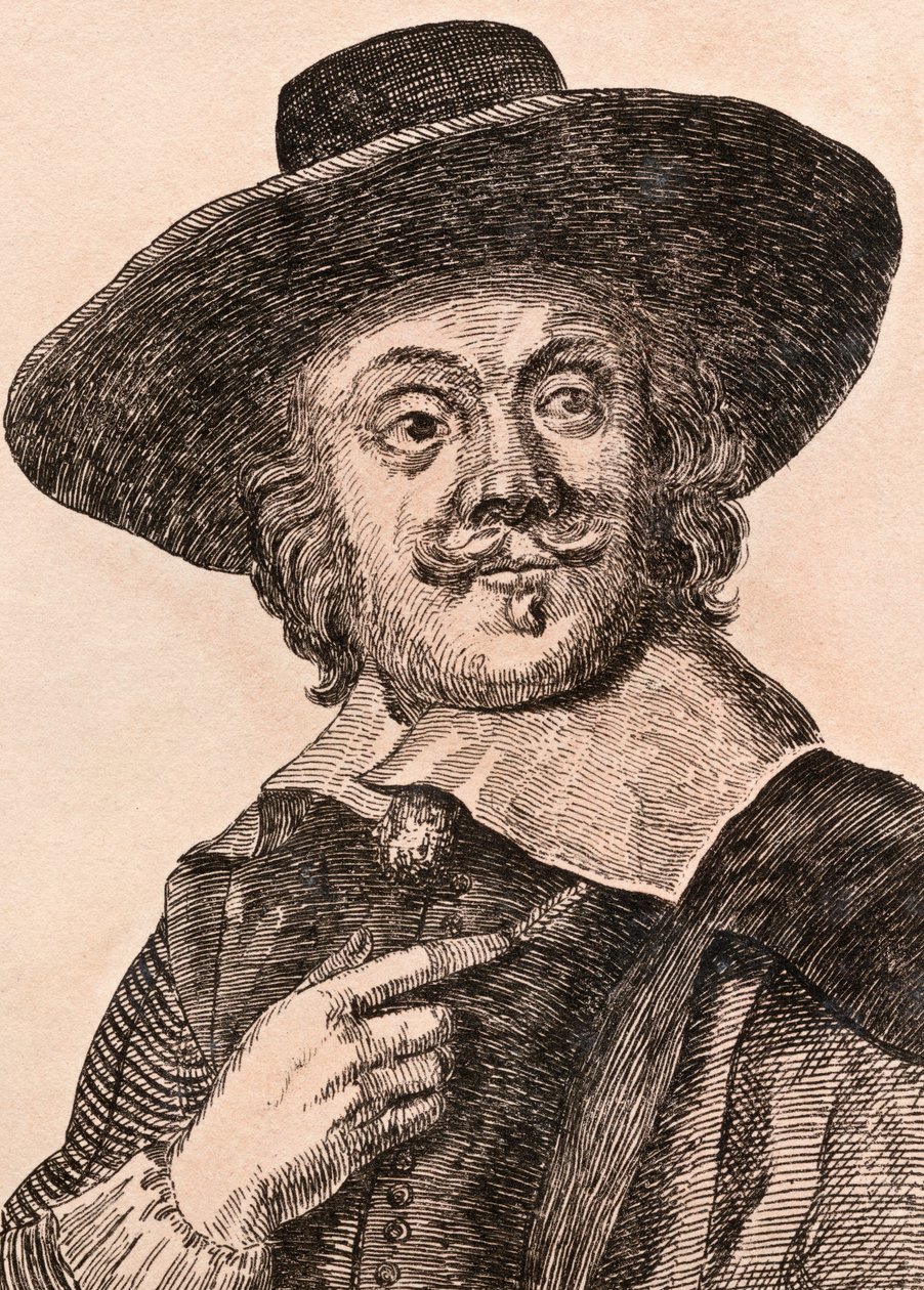Frans Snyders, ilustração de &39;75 retratos de pintores célebres de originais autênticos &39;, publicado em 1817, Londres de James Girtin