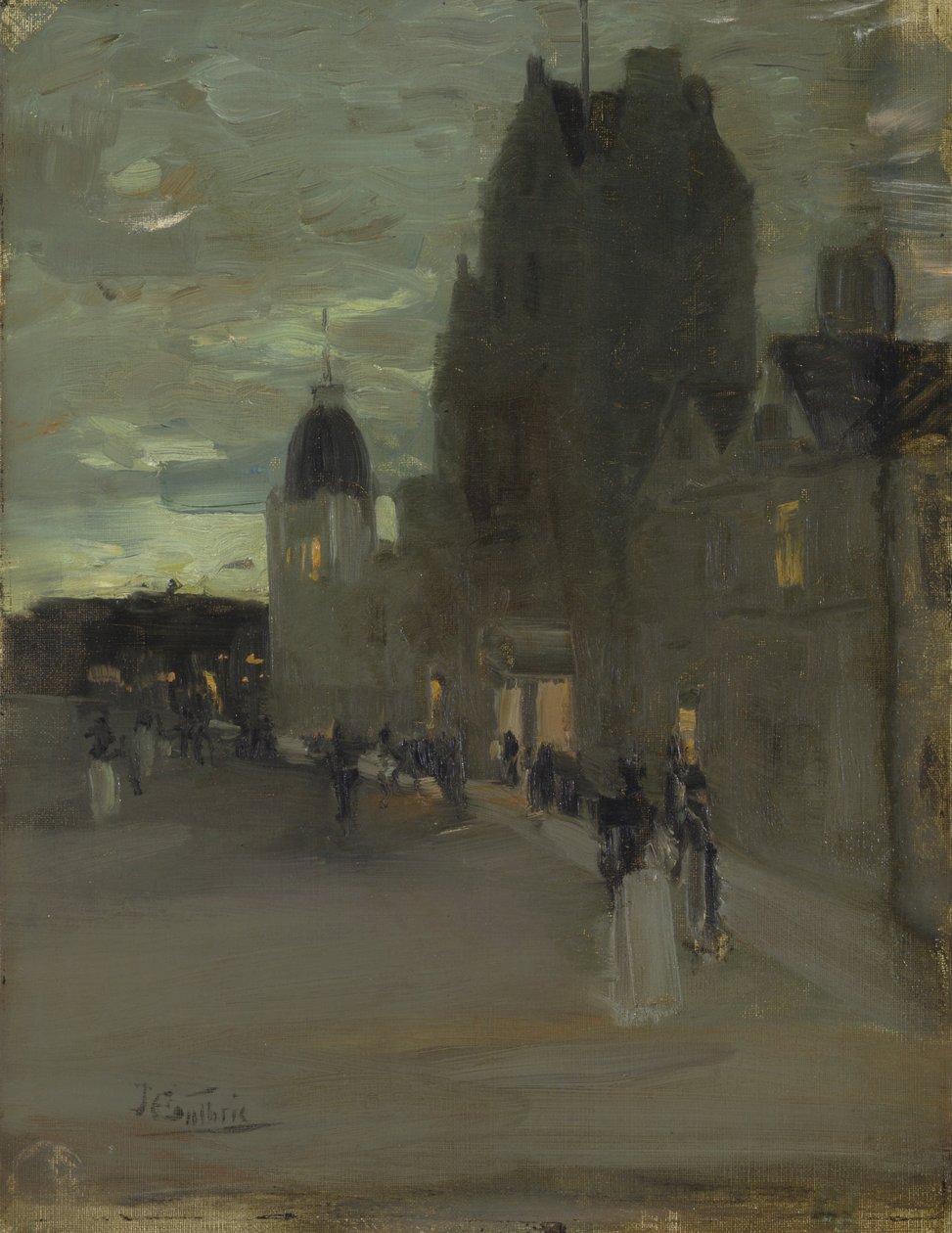 Rua em Oban, noite de James J. Guthrie