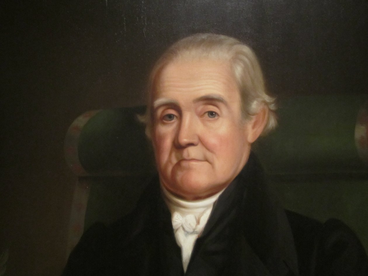 Detalhe, de, retrato, de, noah, Webster de James Herring