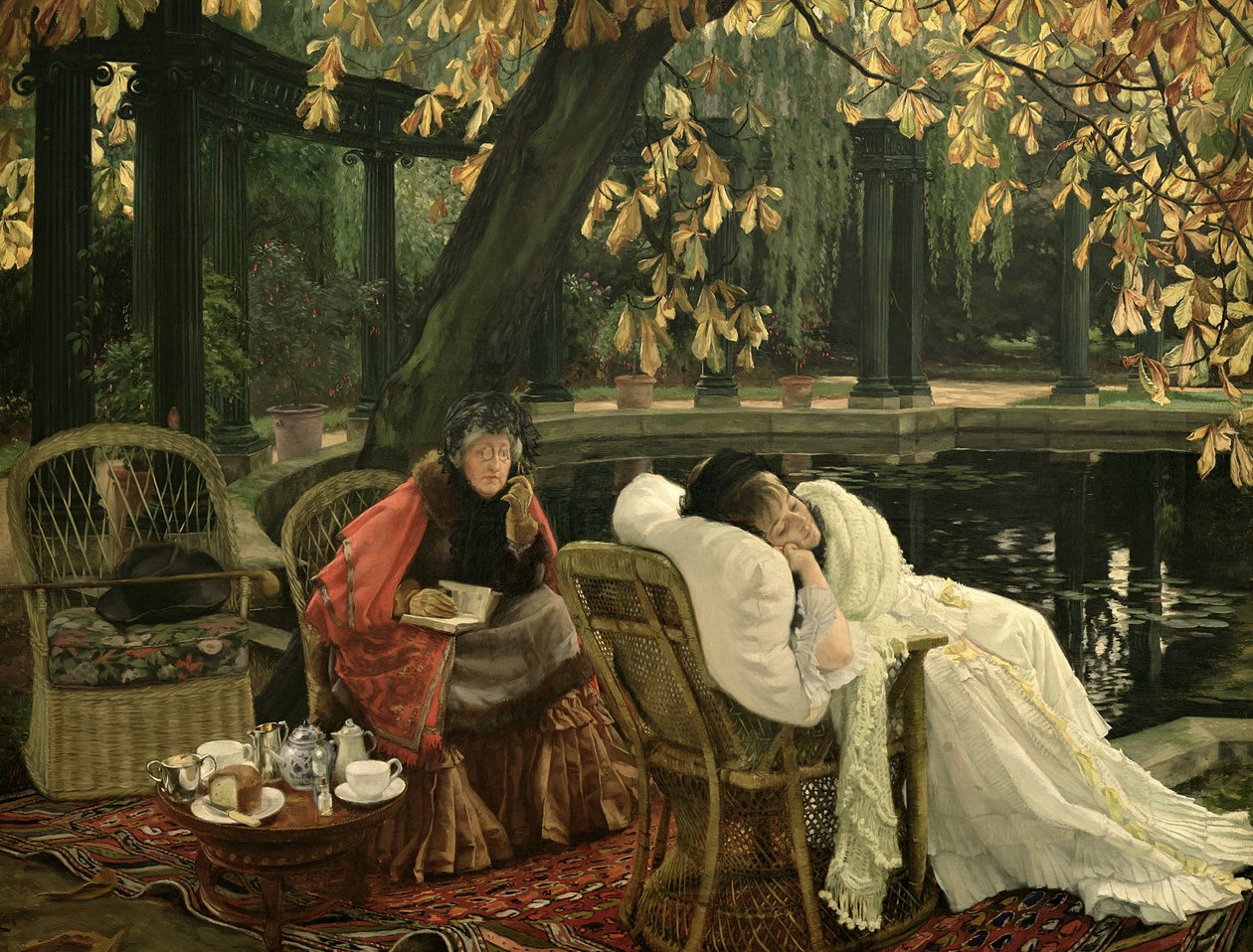 Um convalescente, c.1876 de James Jacques Joseph Tissot