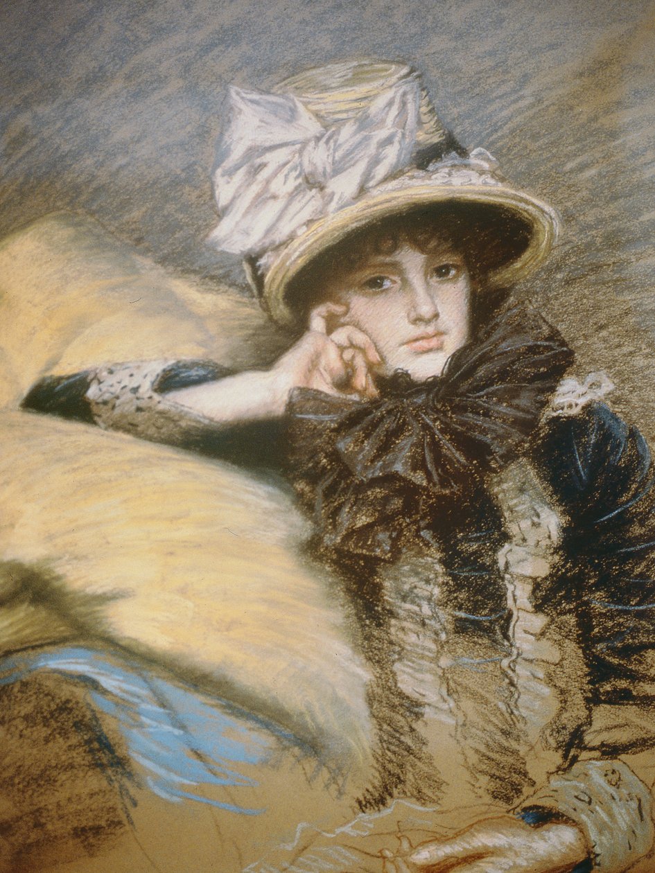 Berthe, 1882-3 (pastel sobre papel) de James Jacques Joseph Tissot