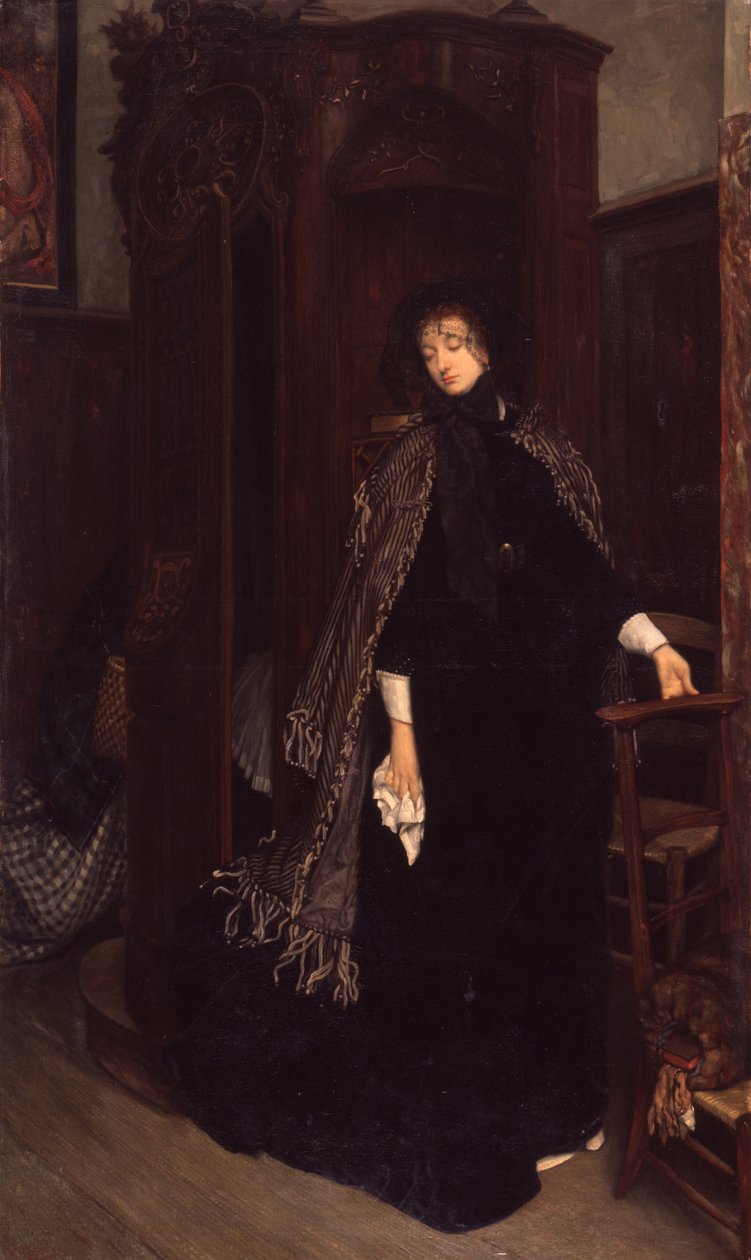 Na Igreja, 1865 de James Jacques Joseph Tissot