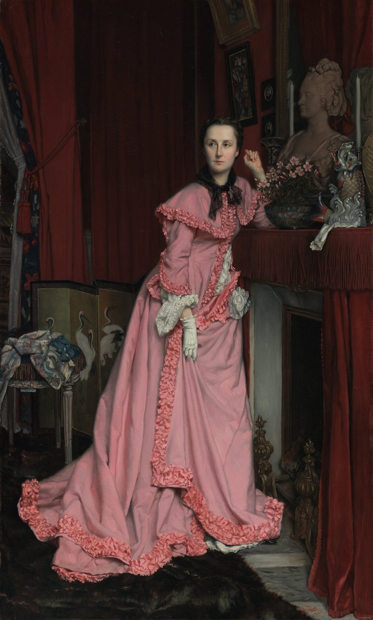 Retrato da Marquesa de Miramon, nascido, Thérèse Feuillant de James Jacques Joseph Tissot