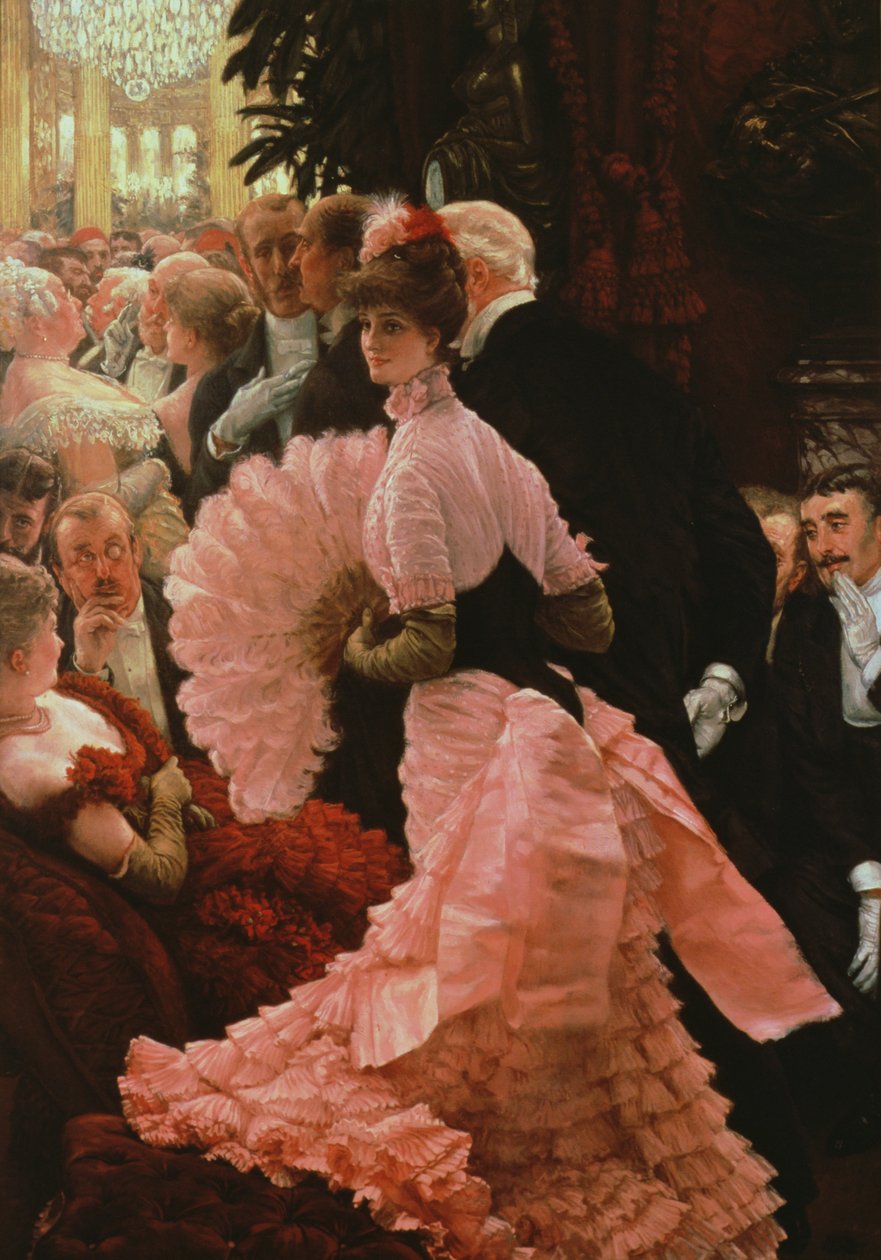 A recepção ou L&39;Ambitieuse (Mulher Política) c.1883-85 de James Jacques Joseph Tissot