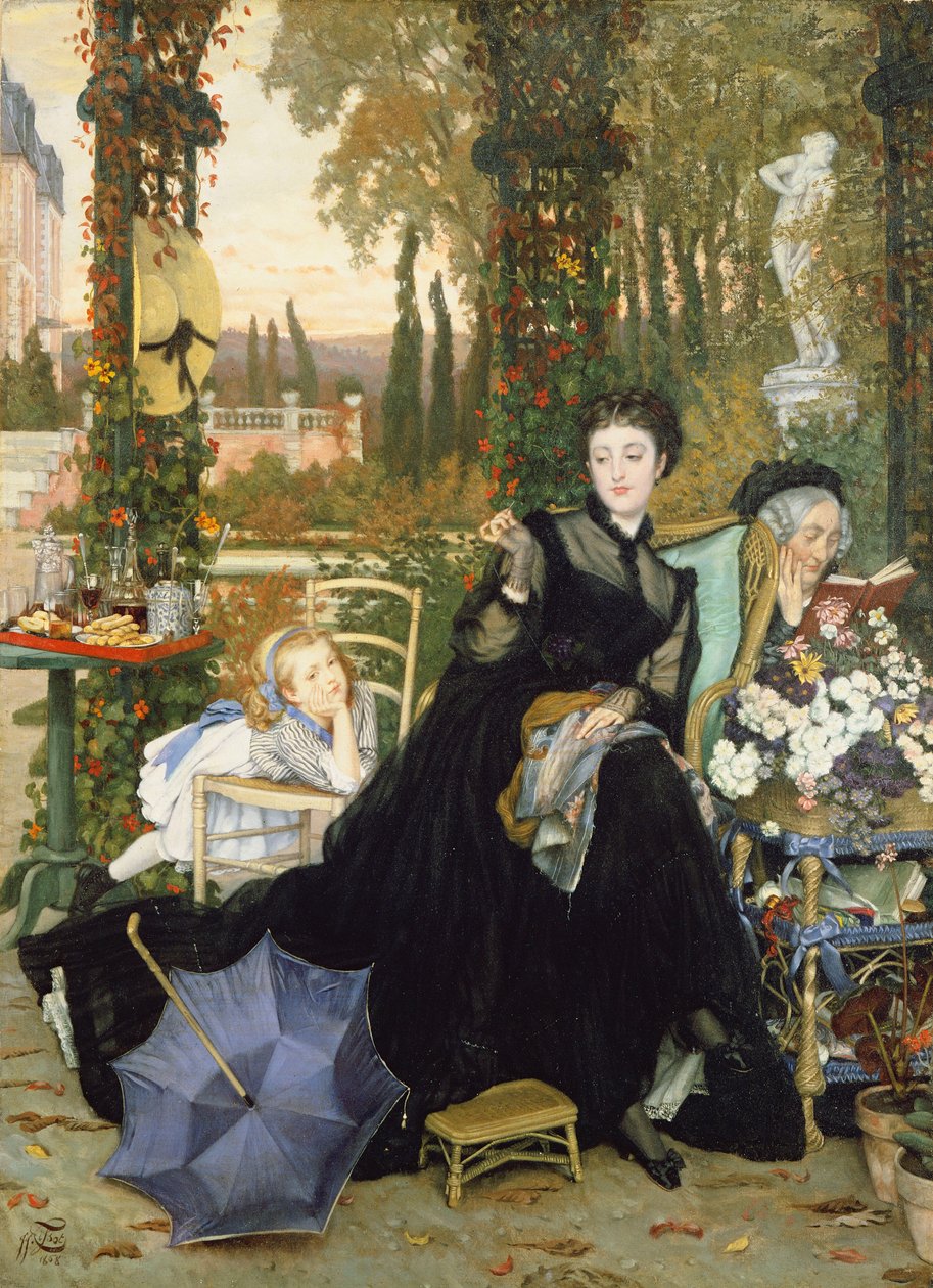 A viúva, 1868 de James Jacques Joseph Tissot
