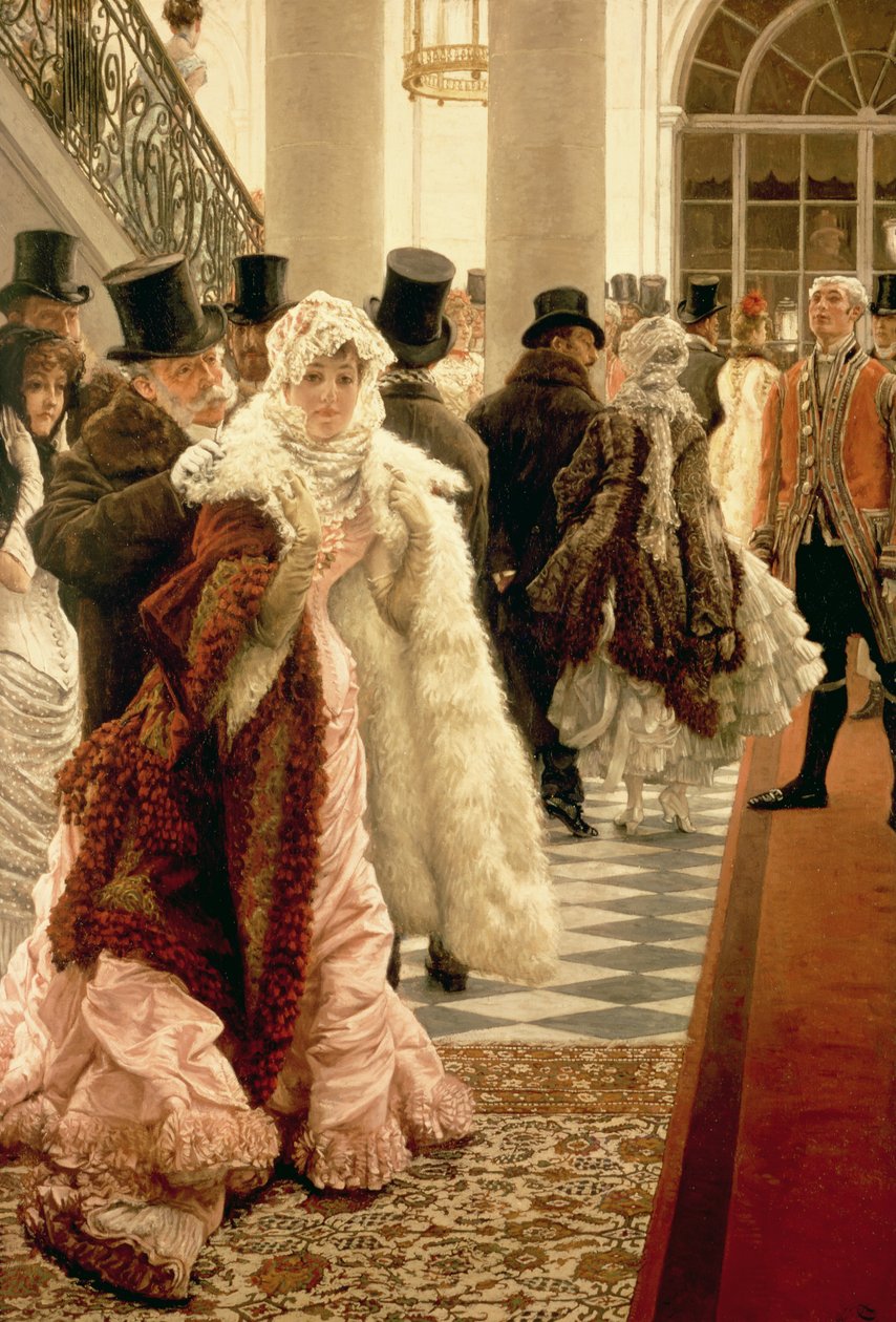 A mulher da moda (La Mondaine), 1883-5 de James Jacques Joseph Tissot