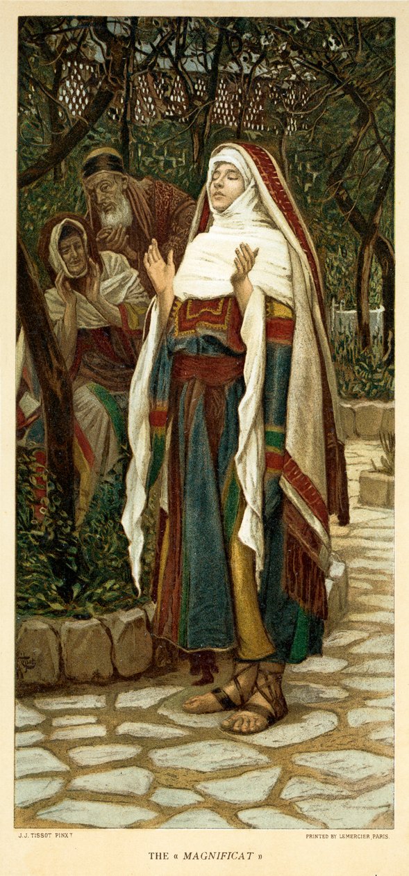 O Magnificat, São Lucas - Capítulo 1 - Bíblia de James Jacques Joseph after Tissot