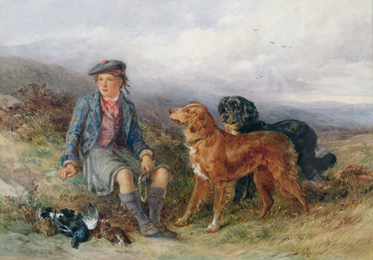 O jovem Ghillie, 1871 de James Jnr Hardy