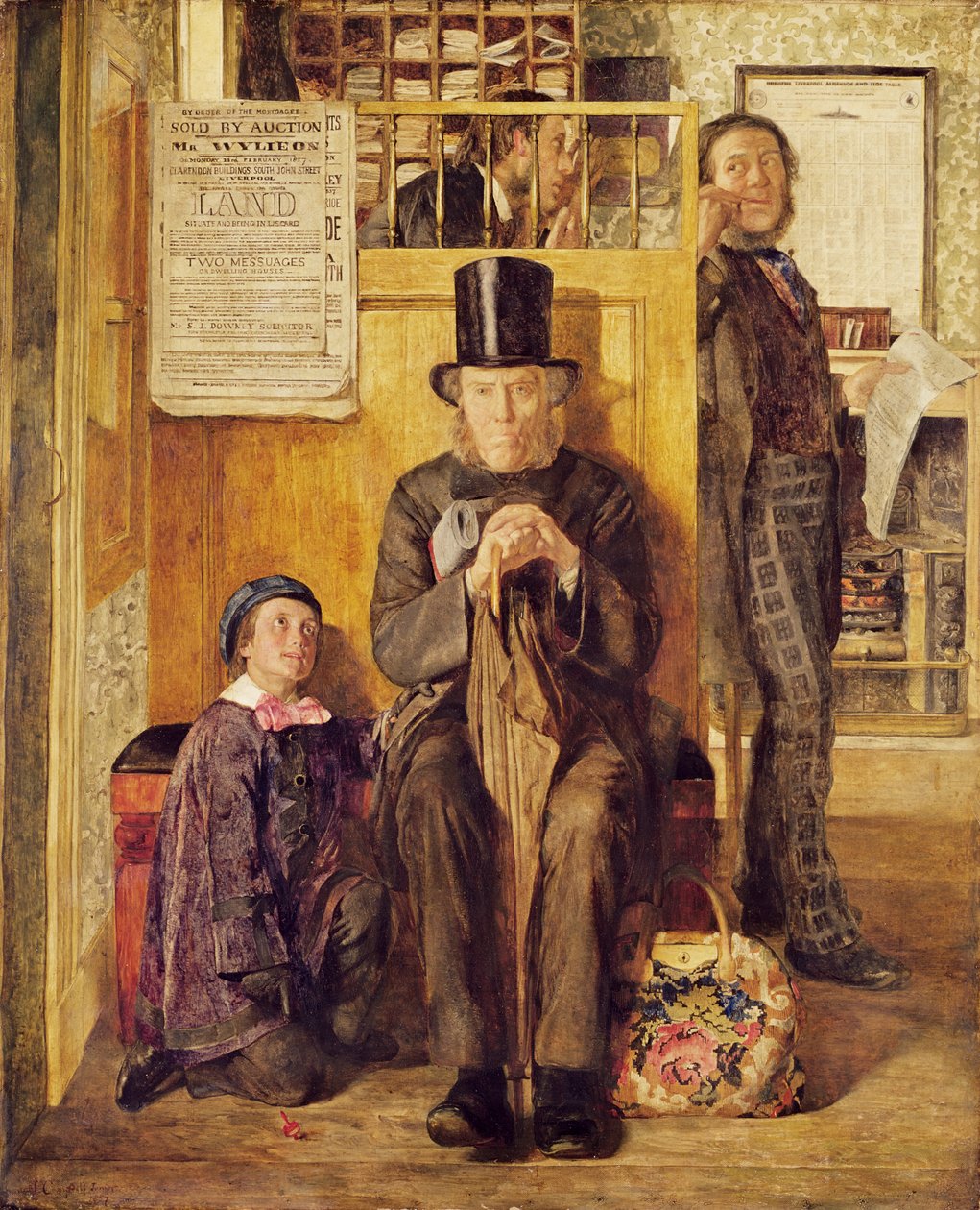 O escritório do advogado, 1857 de James Jr. Campbell