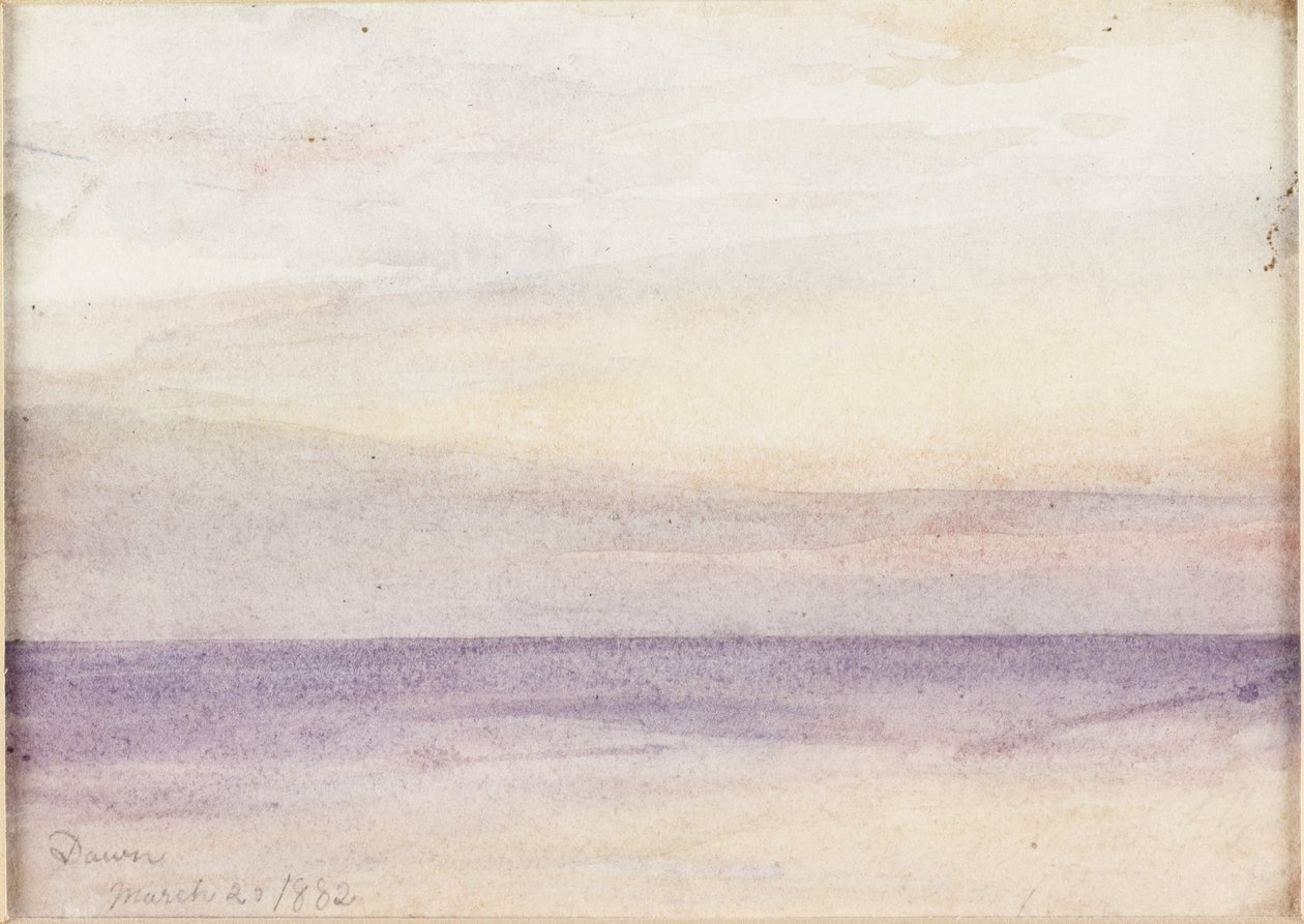 Amanhecer (aguarela sobre papel) de James Miller Brown