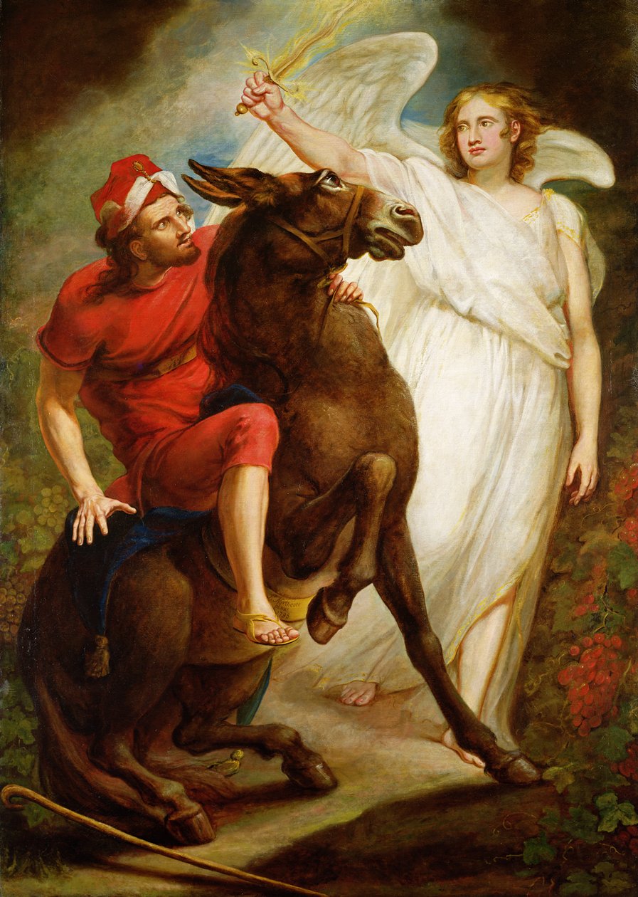Balaão e o burro de James Northcote