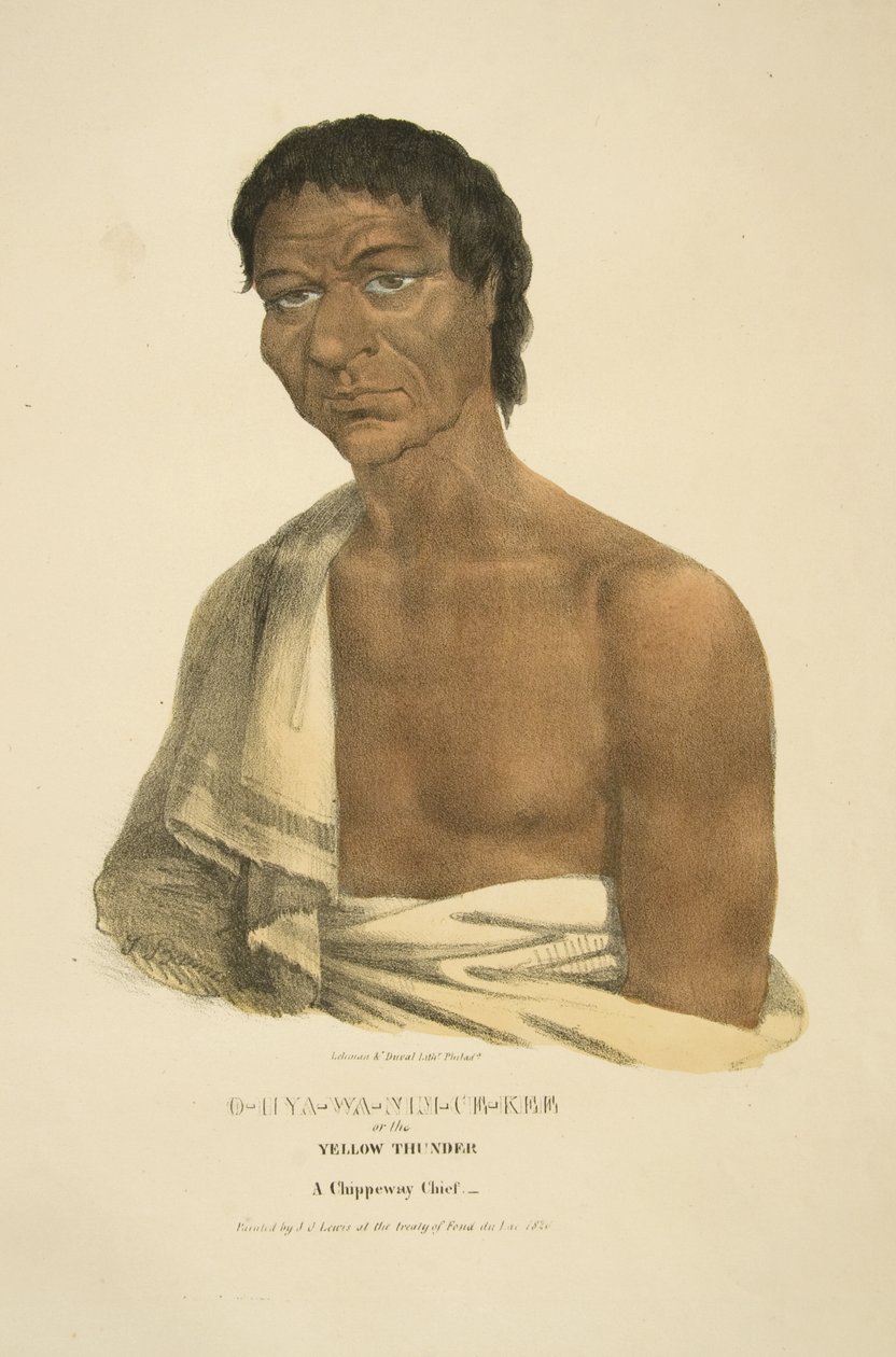 O-hya-wa-nim-ce-kee ou o Trovão Amarelo de James Otto Lewis