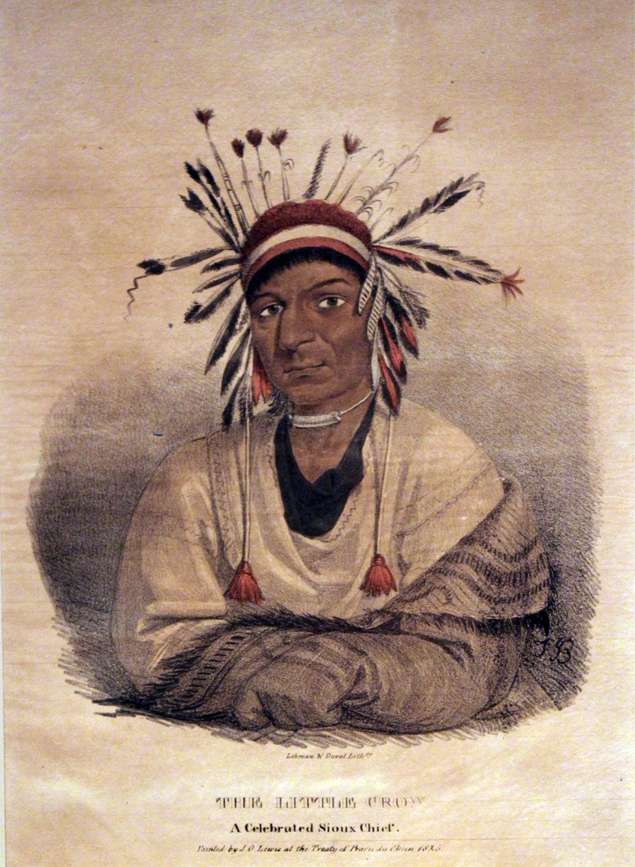 O Pequeno Corvo, um célebre chefe Sioux de James Otto Lewis