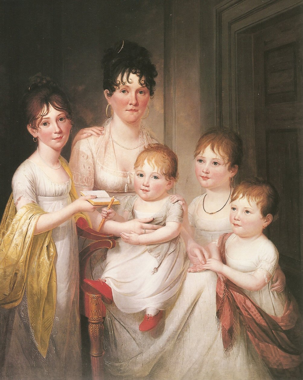 Madame Dubocq e seus filhos de James the Elder Peale