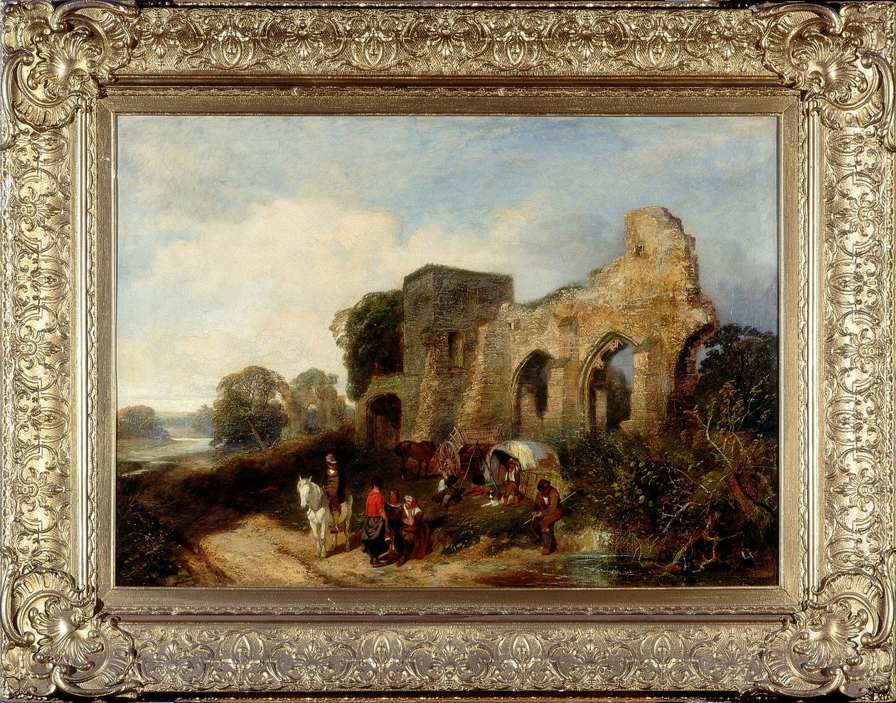 Abadia de Easby, c.1852-1856 de James Peel