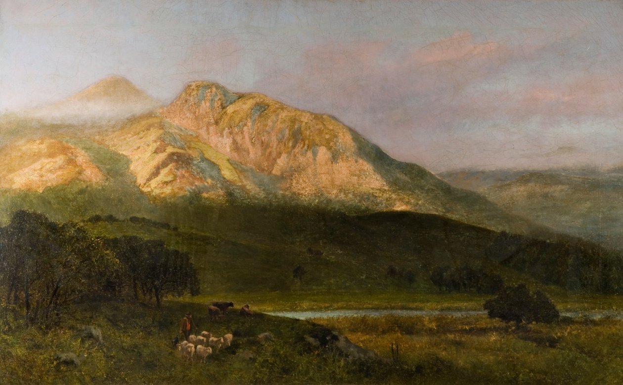 Amanhecer, ligado, Loughrigg, cumbria de James Peel