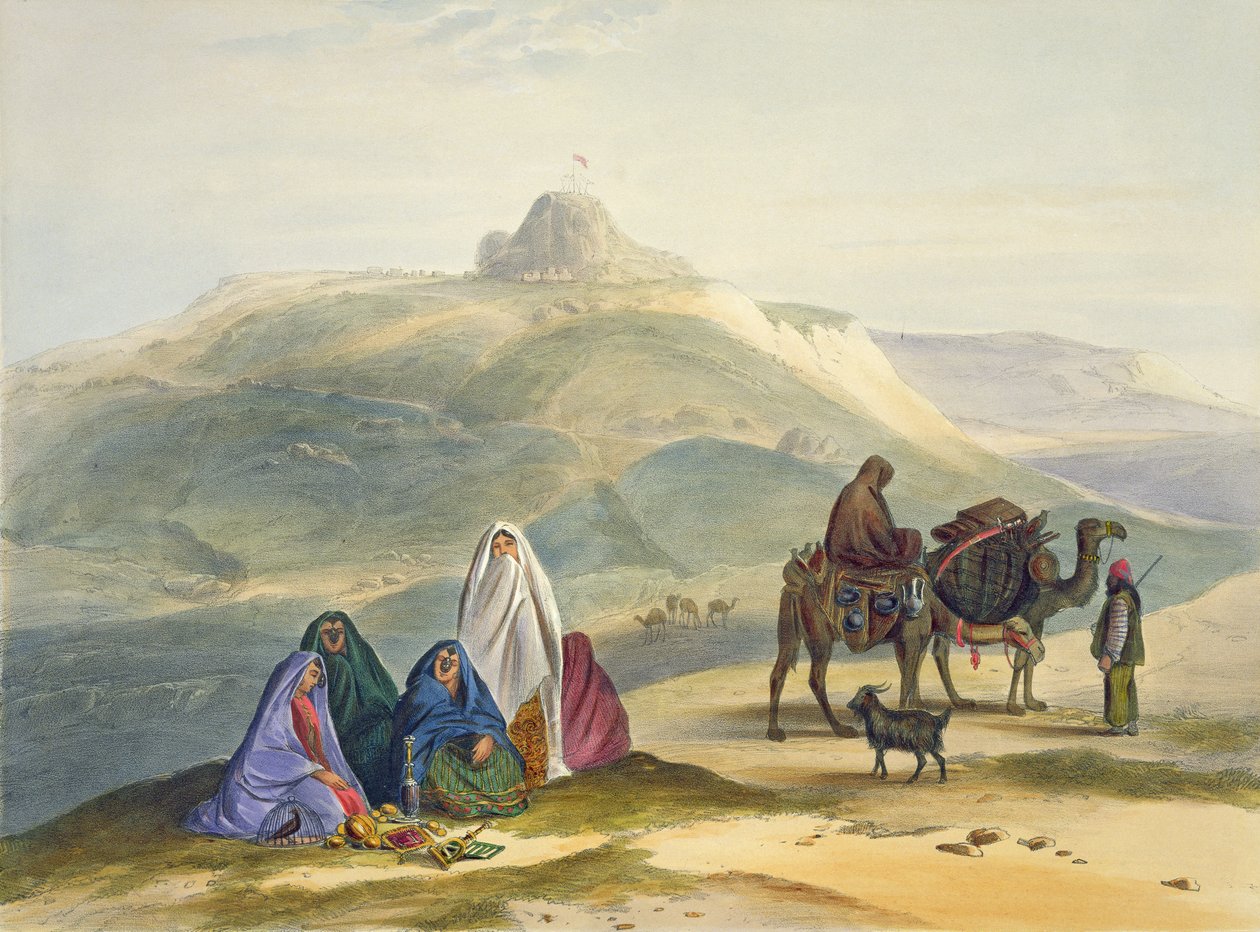 Kelaut-i-Chiljie, prato 8 de &39;Cenário, Habitantes e fantasias do Afeganistão&39;, gravado por R. Carrick (c.1829-1904), 1848 de James Rattray