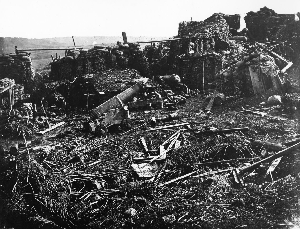 Interior do Redan, 1855 de James Robertson