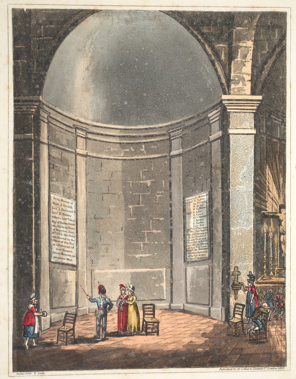 Interior da capela de waterloo de James Rouse