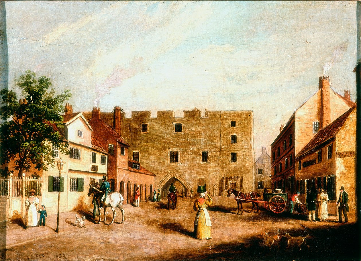 Newgate, Newcastle upon Tyne, cerca de 1820 de James Russell Ryott