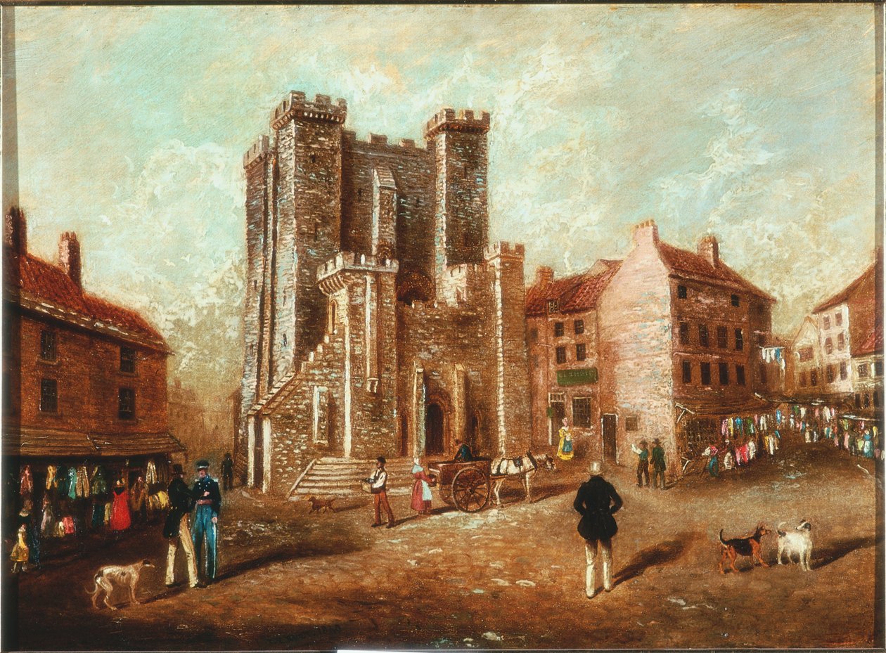 A Fortaleza, Newcastle upon Tyne, 1830 de James Russell Ryott