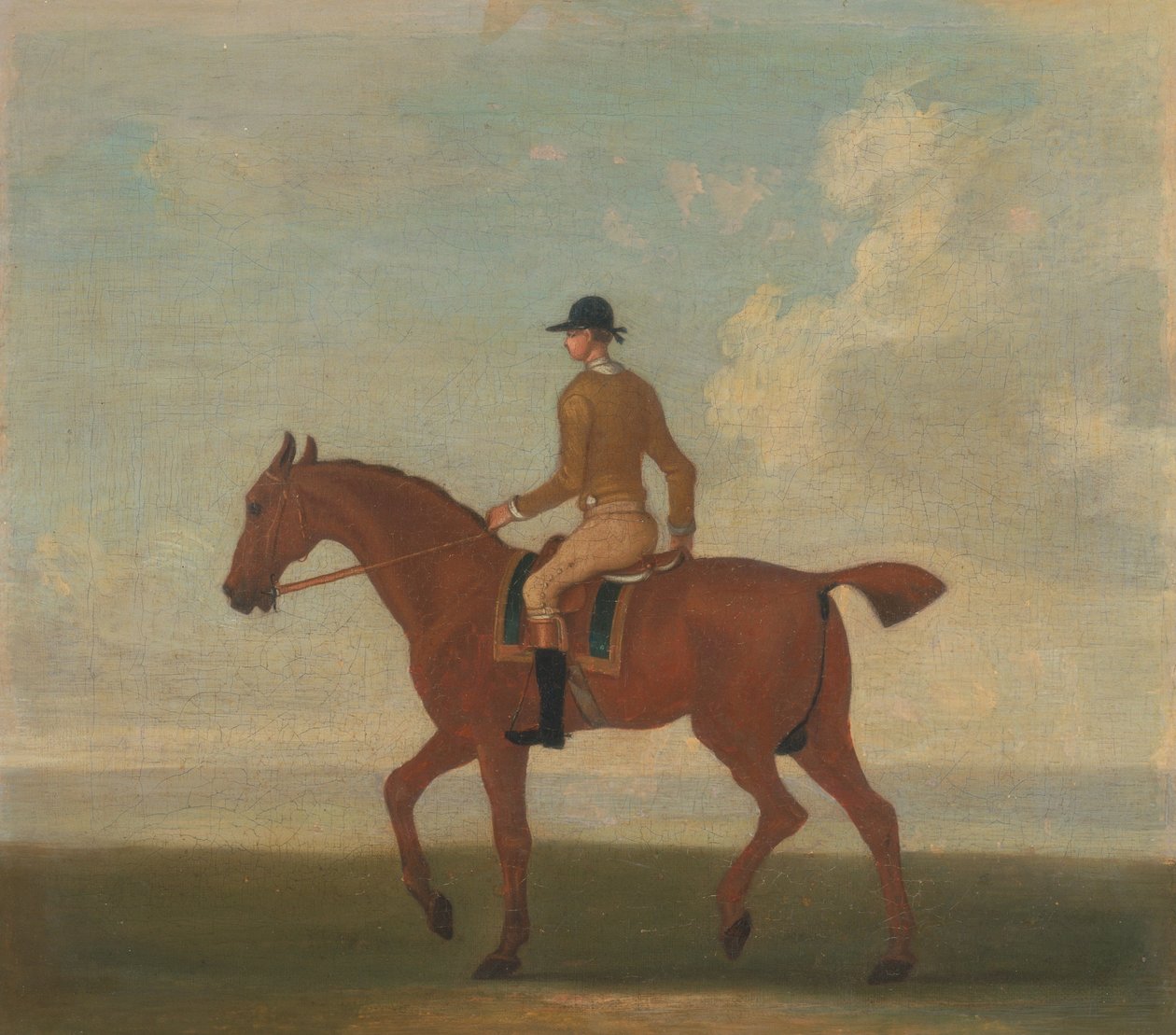 Um dos quatro retratos de cavalos de James Seymour