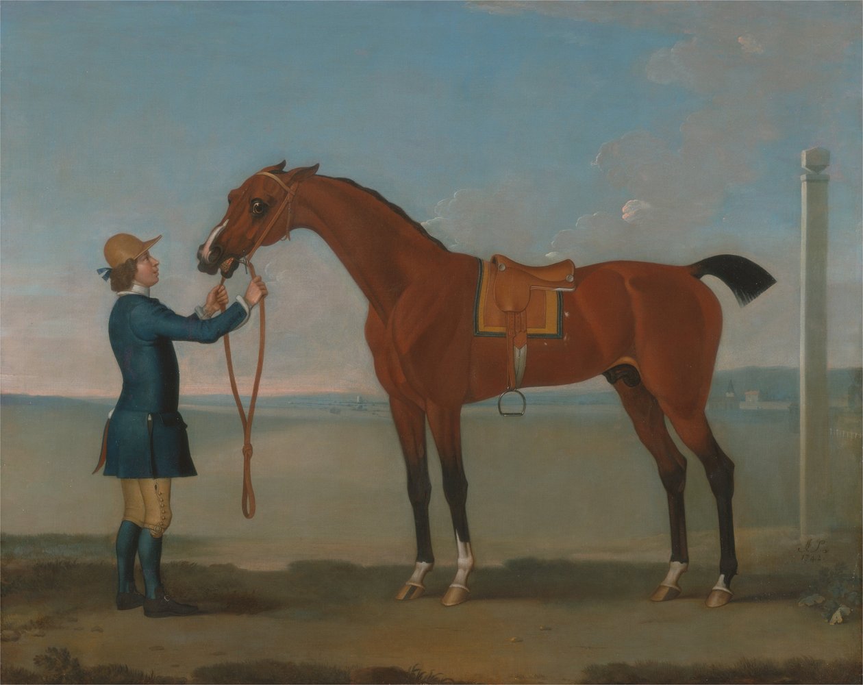 O duque de Devonshires voando Childers de James Seymour