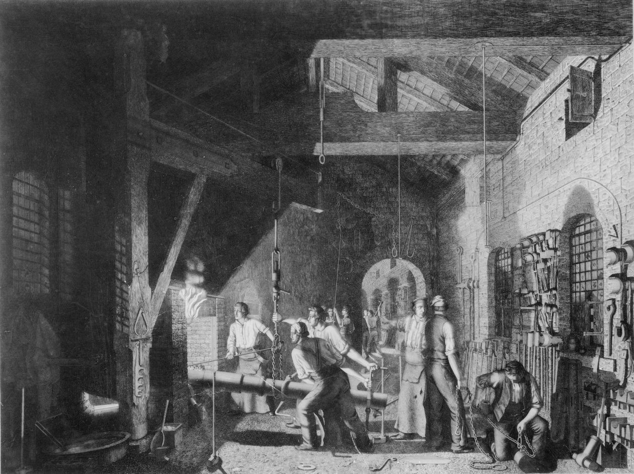 Forja, 1859 de James Sharples