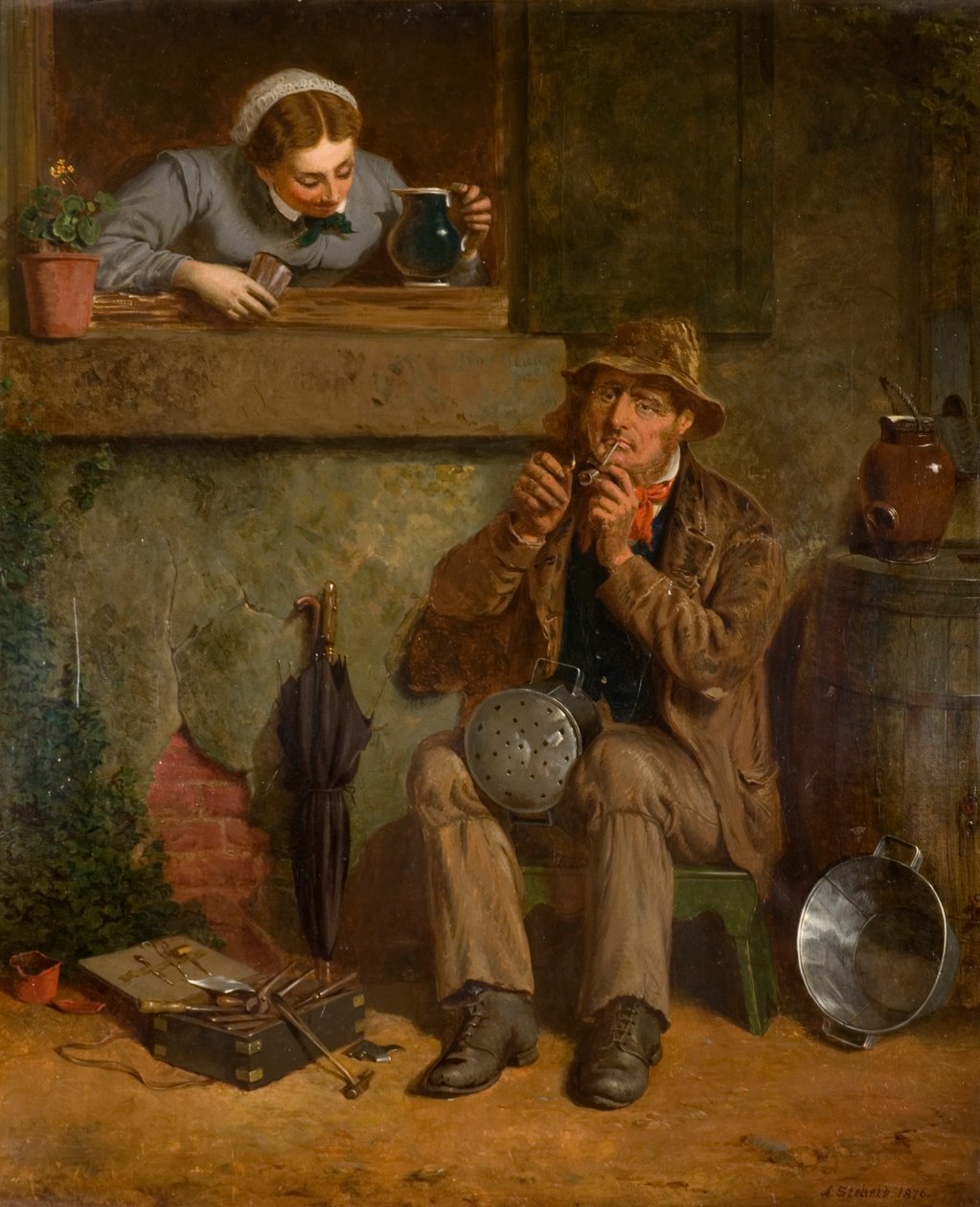 Criatura Conforto, 1876 de James Stokeld