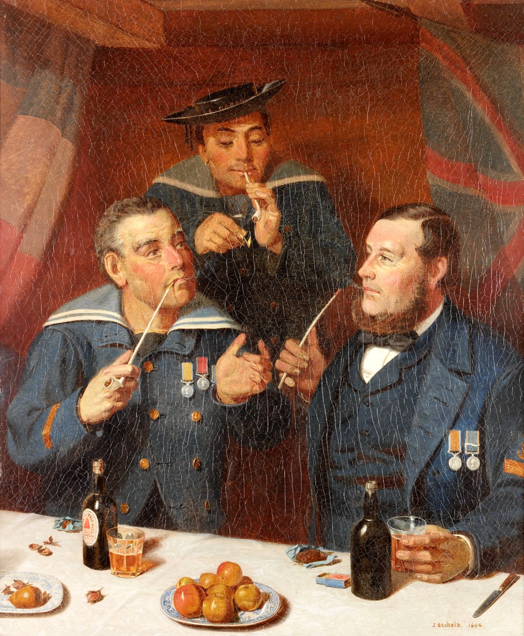 Cachimbo da Paz, 1864 de James Stokeld
