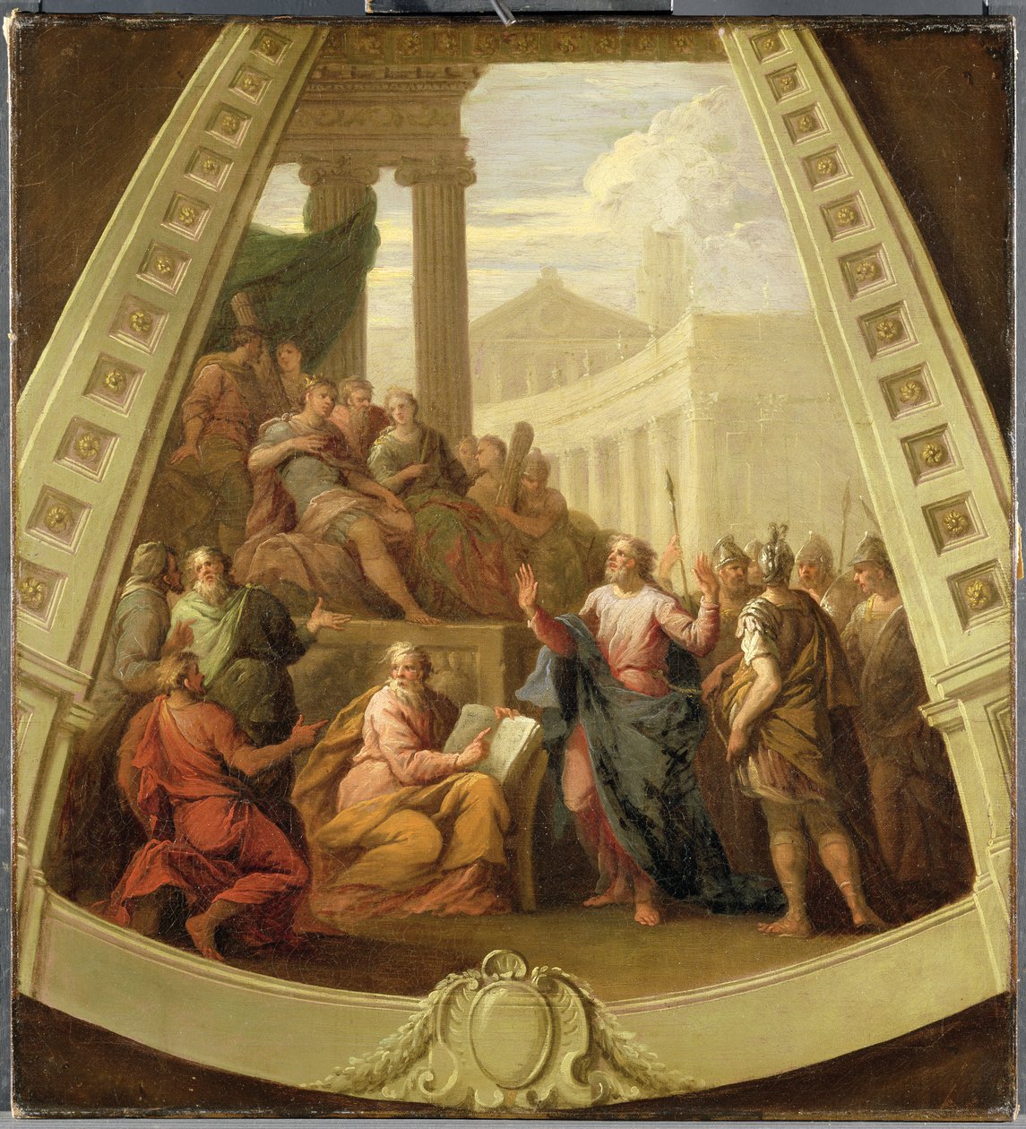 São Paulo Antes de Agripa, c.1710 de James Thornhill