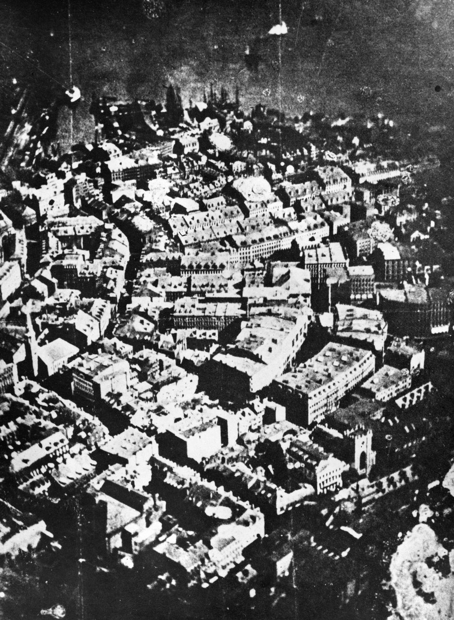 Boston como a águia e o ganso selvagem vêem-no, 1860 de James Wallace Black