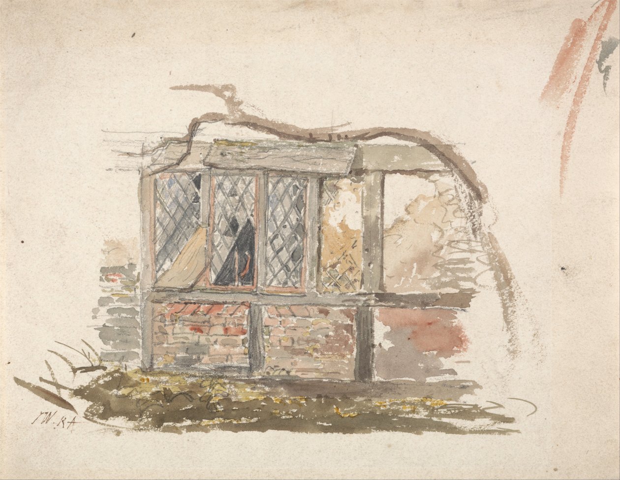 Uma parede de casa de campo e janela de James Ward