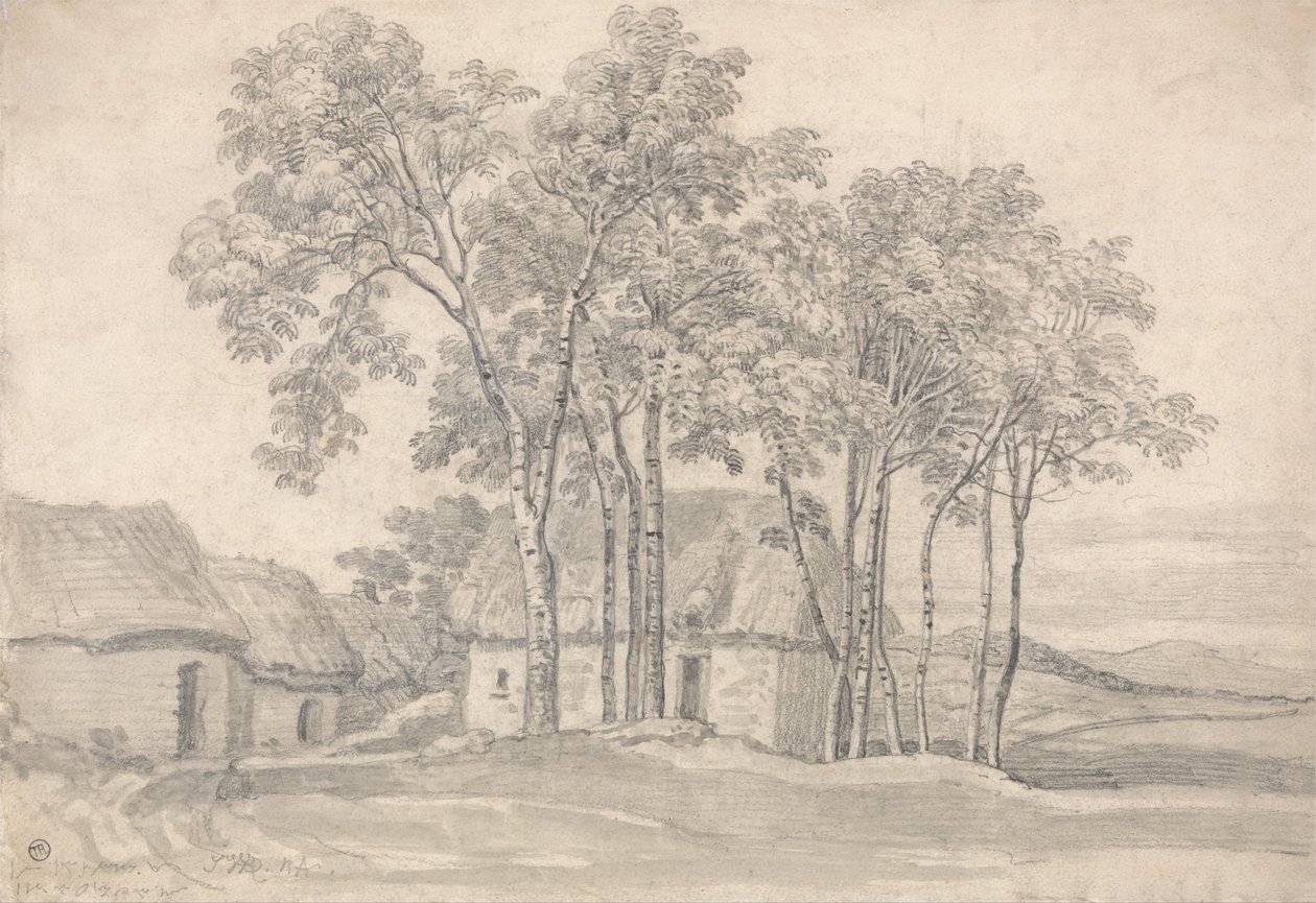 Uma fazenda entre árvores de James Ward