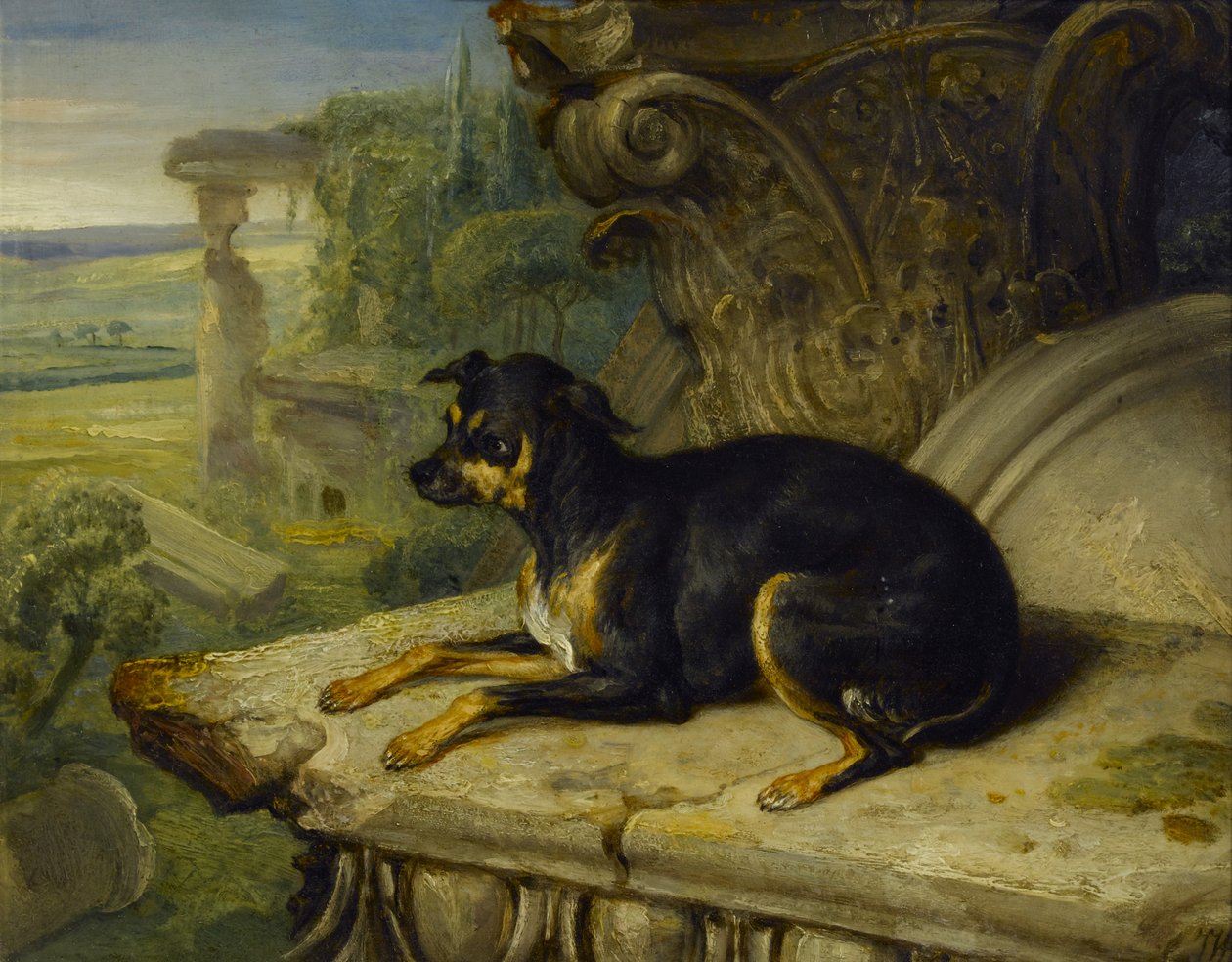 &39;Fanny&39;, um cão favorito, 1822 de James Ward