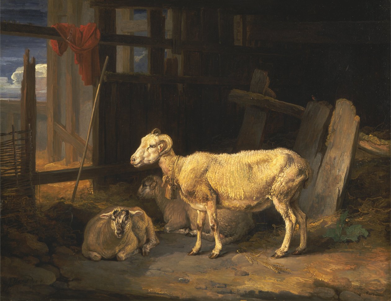 Ovelha e cordeiros de James Ward