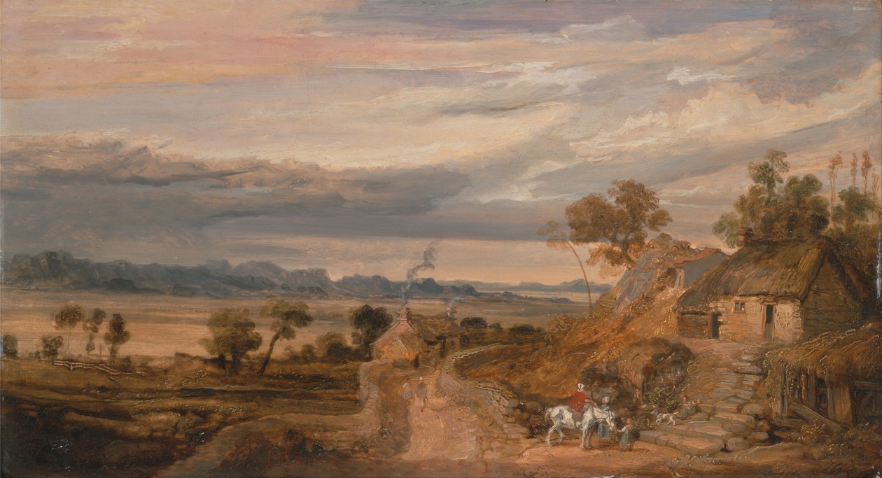 Paisagem com chalés de James Ward