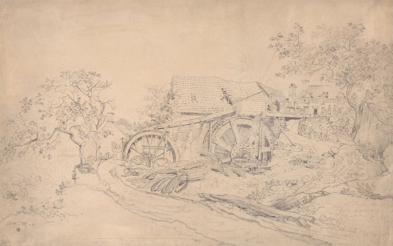 Sr. Thompsons Wire Mill, Tintern de James Ward