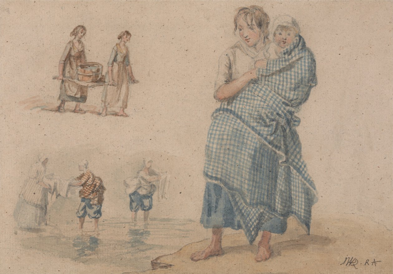 Mulheres camponesas escocesas de James Ward