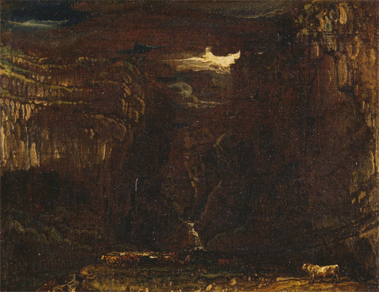 Esboço para a cicatriz de Gordale de James Ward