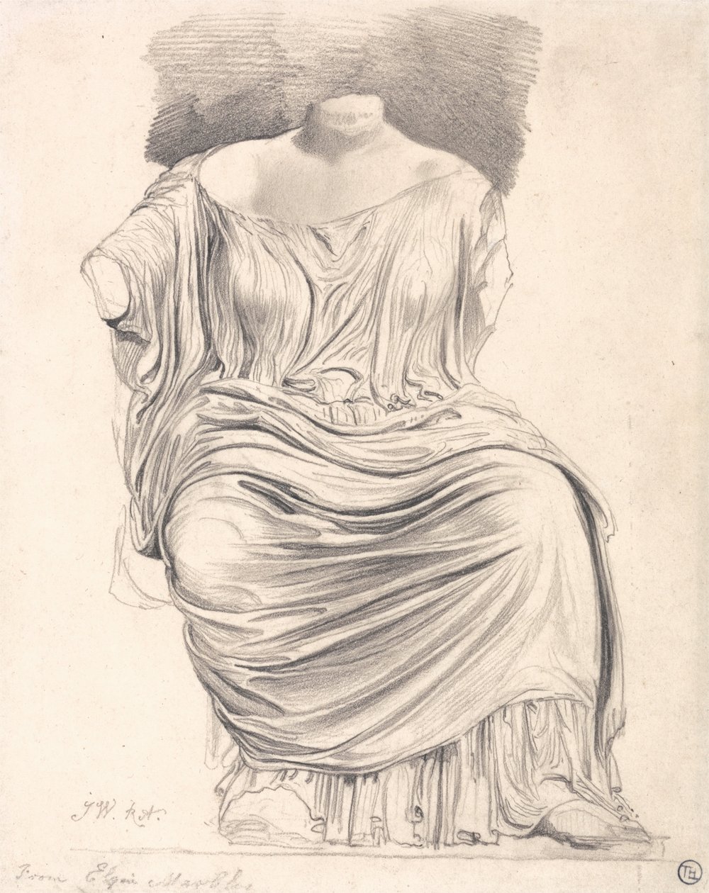 Estudo da escultura - dos mármores de Elgin de James Ward