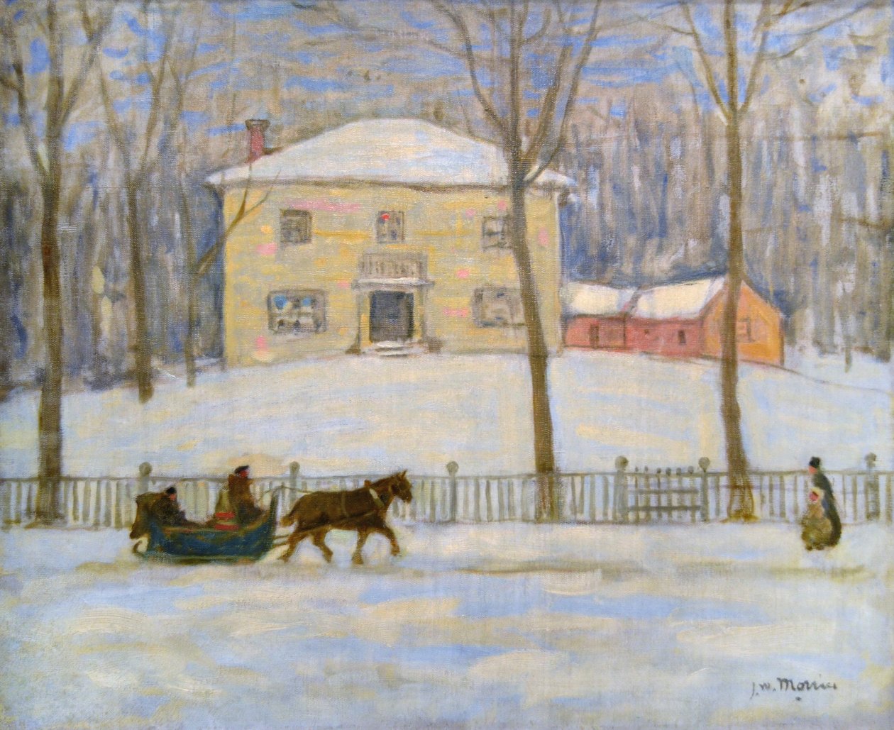 A velha casa Holton em Montreal de James Wilson Morrice